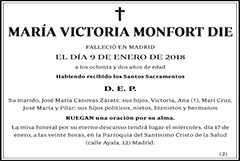 María Victoria Monfort Die